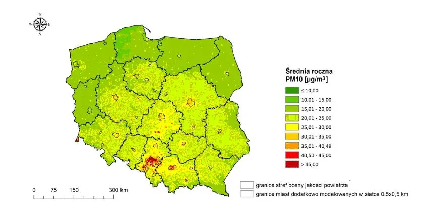 Czy wszędzie jest aż tak źle? Mapa smogu w Polsce
