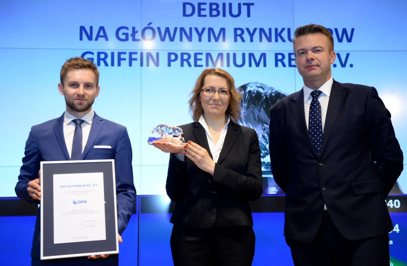 Kurs akcji Griffin Premium RE nie zmienił się w debiucie na rynku głównym GPW