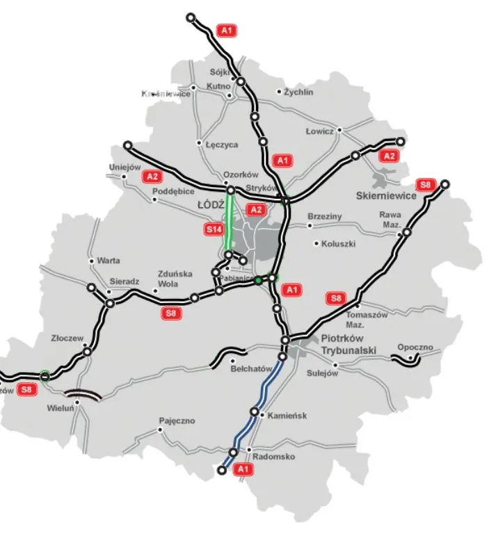 Ruszył kolejny przetarg na budowę zachodniej obwodnicy Łodzi [MAPA]