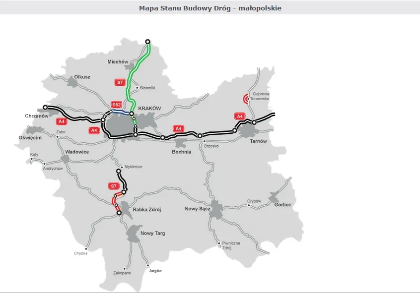 Jeszcze w tym roku umowa na budowę S7 od Krakowa do Świętokrzyskiego