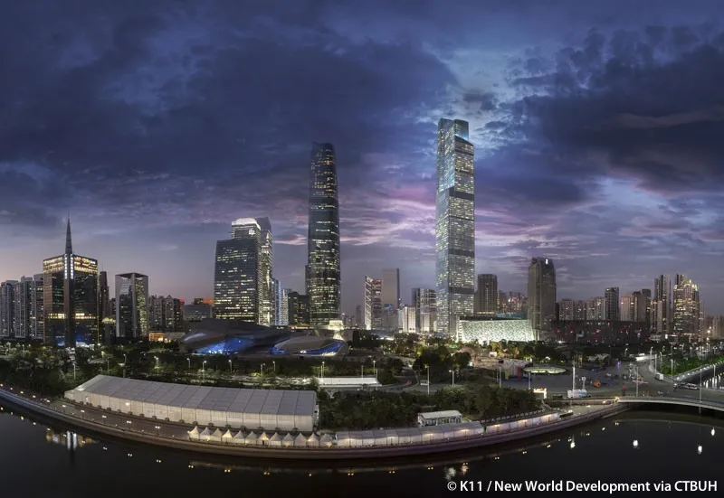 7. Guangzhou CTF Finance Centre (530 m) - Guangzhou
