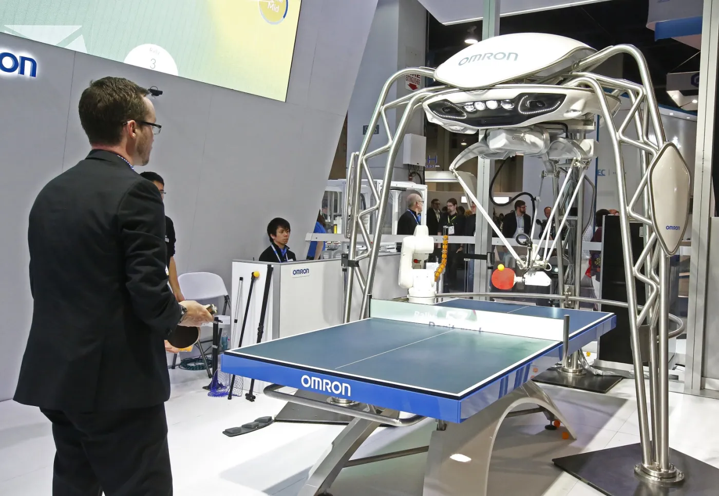Zagrać w ping ponga z robotem. Oto najnowsze zdjęcia z Consumer Electronics Show w Las Vegas
