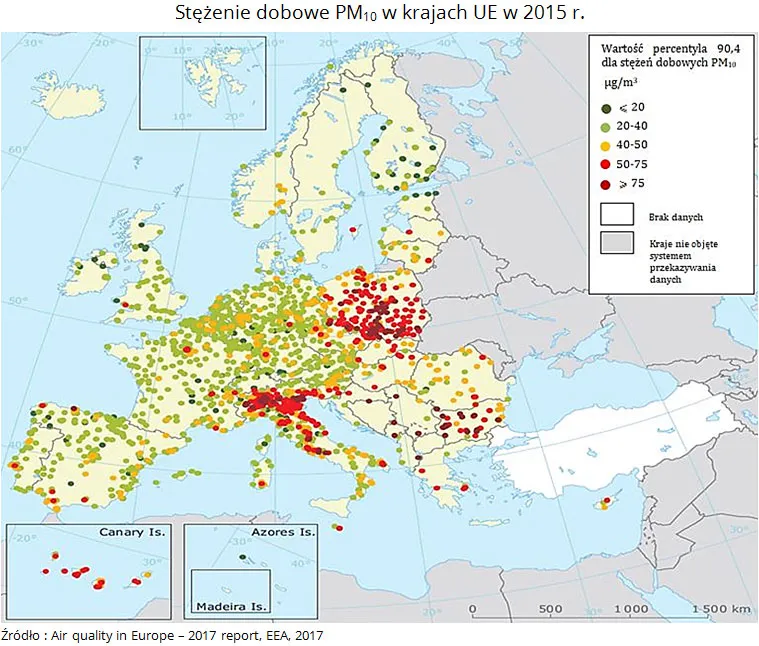 Druzgocący raport NIK o smogu: Polska jest czarnym punktem na mapie Europy