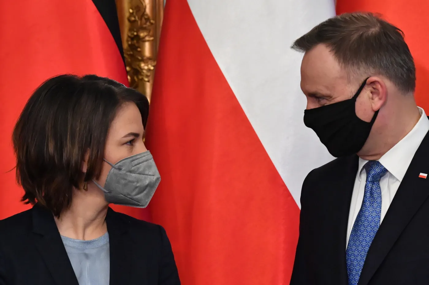 Prezydent Duda spotkał się z nową szefową niemieckiego MSZ Annaleną Baerbock