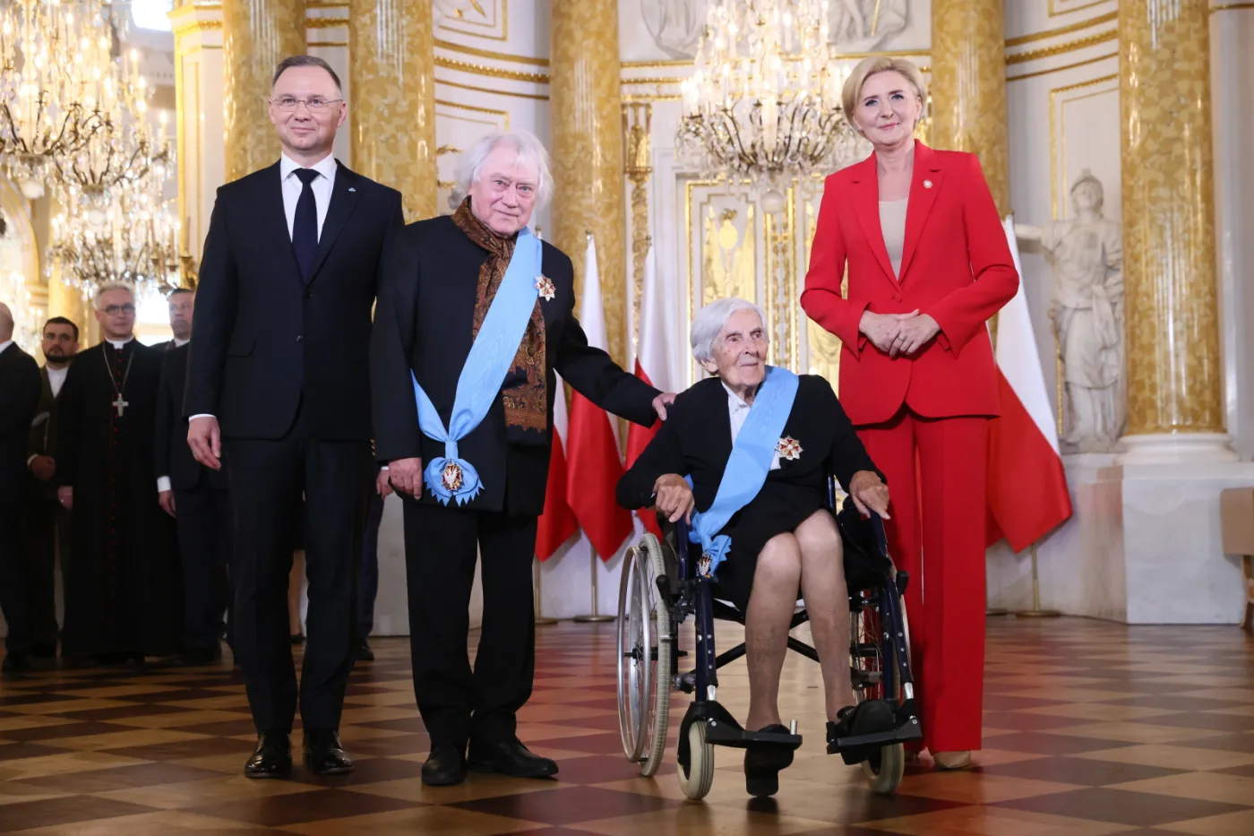 Andrzej Duda, Jerzy Maksymiuk, Jadwiga Puzynina i Agata Kornhauser-Duda