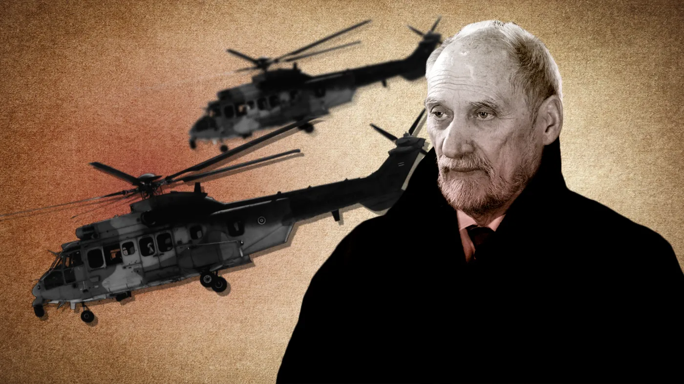 Macierewicz za kratki za caracale nie pójdzie