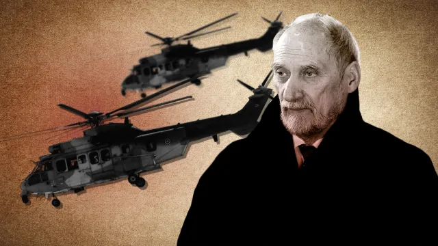 Macierewicz za kratki za caracale nie pójdzie