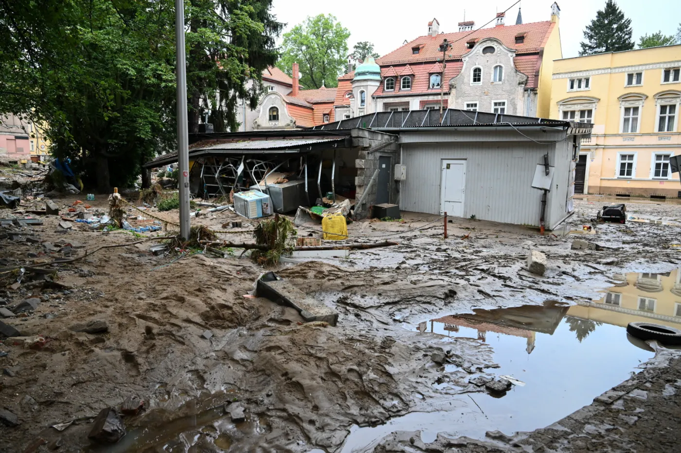 Lądek-Zdrój po fali powodziowej