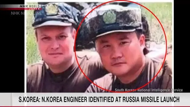 Kim Dzong-sik w rosyjskim mundurze niedaleko Donbasu