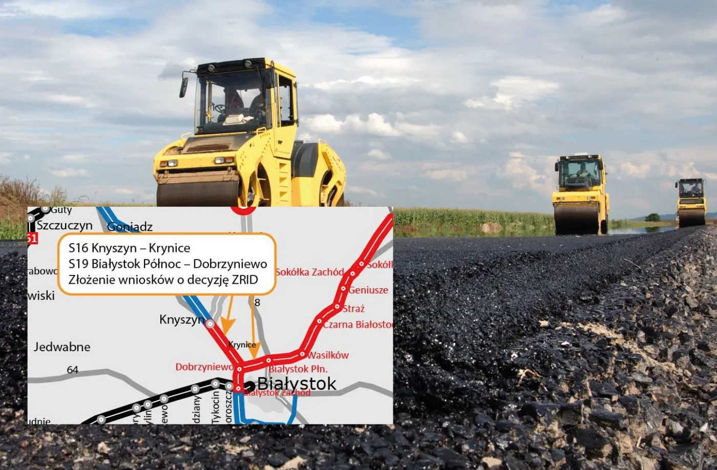 Obwodnica Białegostoku coraz bliżej. Złożono ważny wniosek [MAPA]