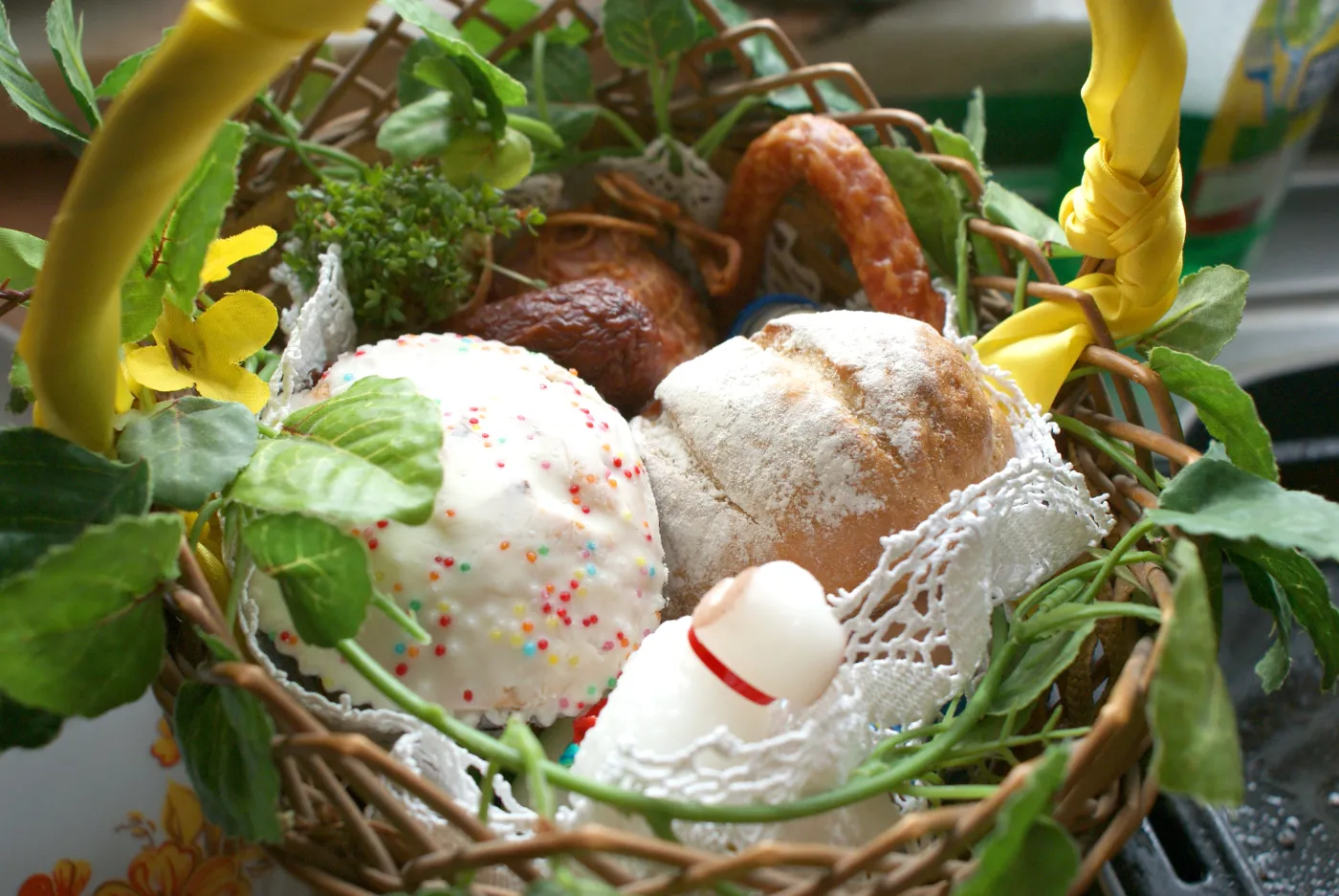 święconka, koszyczek wielkanocny