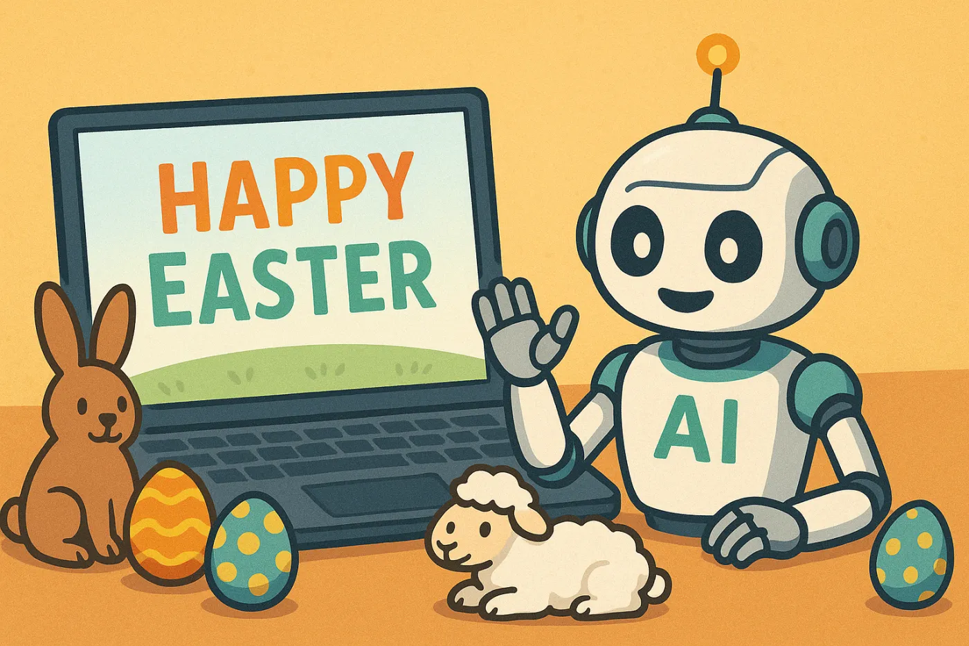 Wielkanoc z AI! Jak szybko napisać życzenia świąteczne?