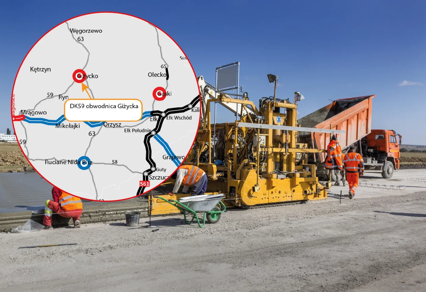 Na Mazurach szybciej i bezpieczniej. Obwodnica Giżycka będzie szersza [MAPA]