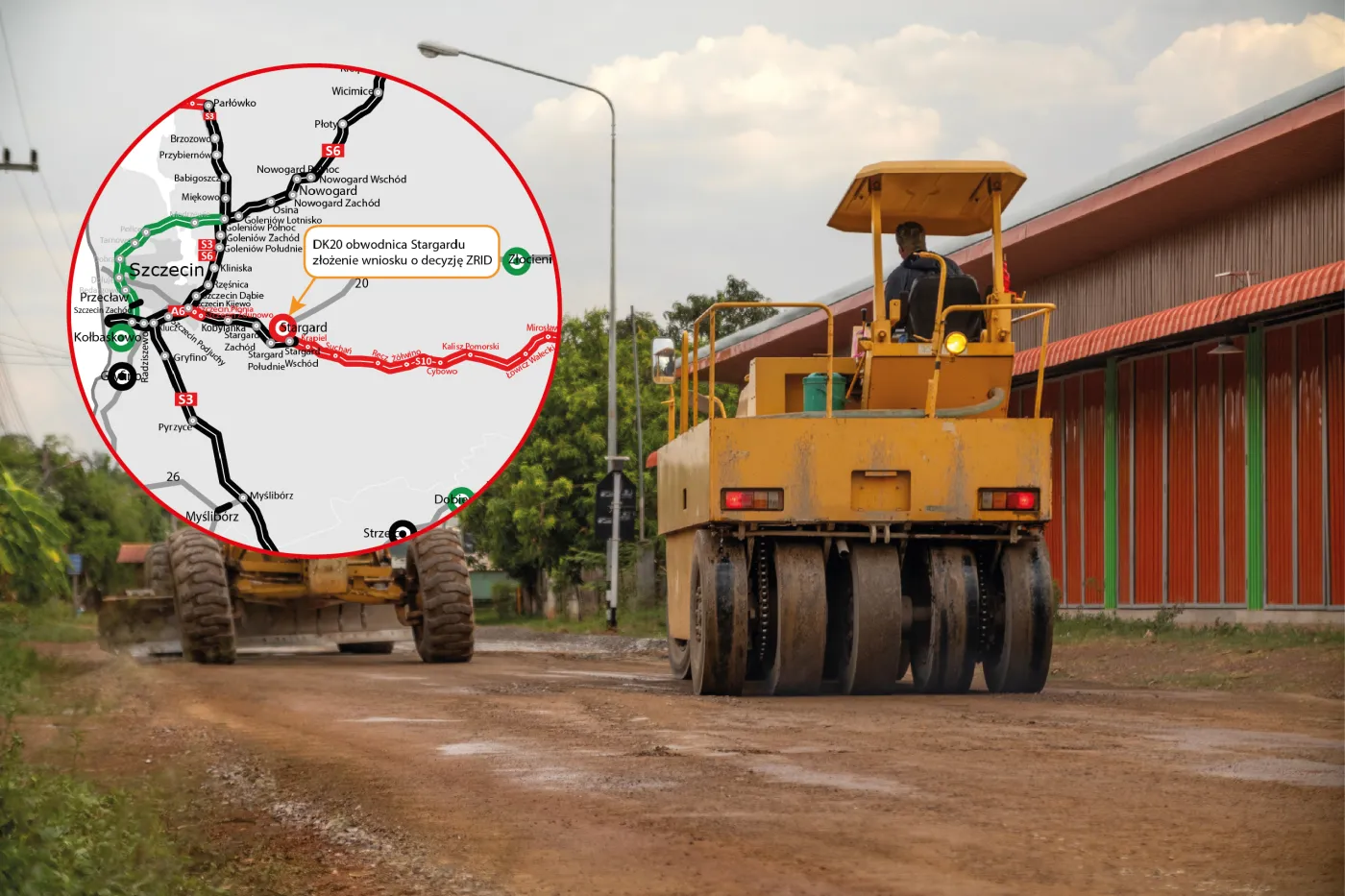 Szybciej do Szczecina. Droga krajowa będzie wyprowadzona ze Stargardu. Jest wniosek o pozwolenie na budowę