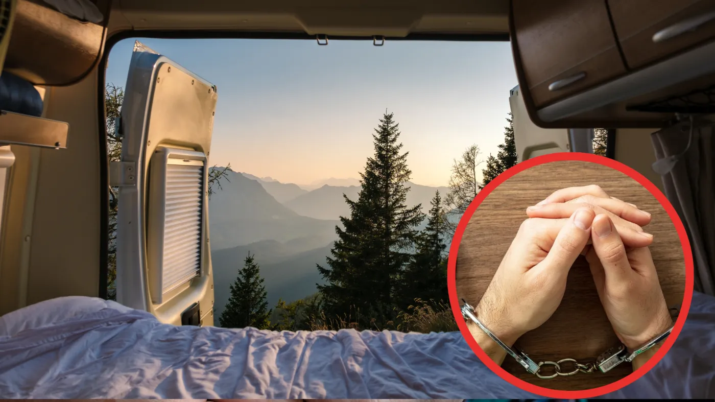 Kamper przerobiony z dostawczaka