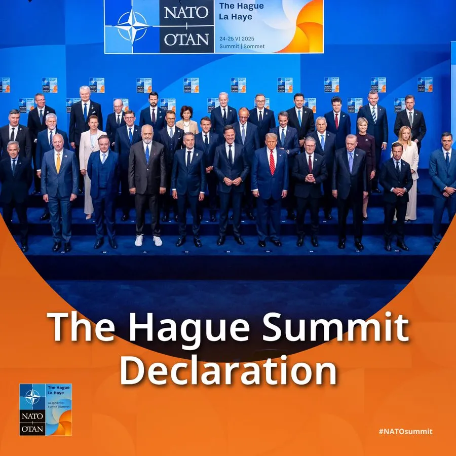 Deklaracja szczytu NATO w Hadze