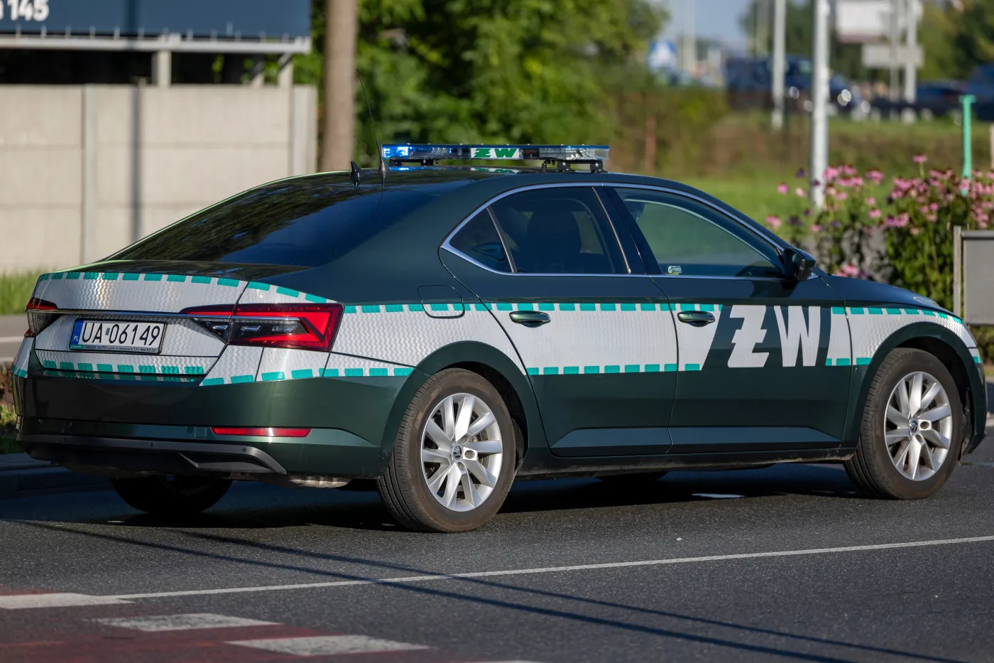 samochód żandarmerii wojskowej