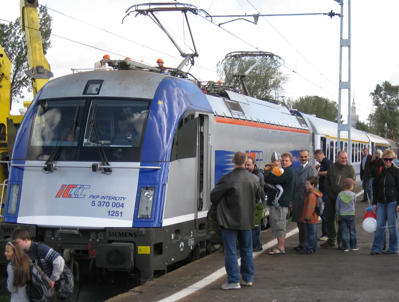 Lokomatywa Siemens spółki PKP Intercity, Dni Transportu Publicznego 2010 zdj. Stowarzyszenie Miłośników Komunikacji Szynowej