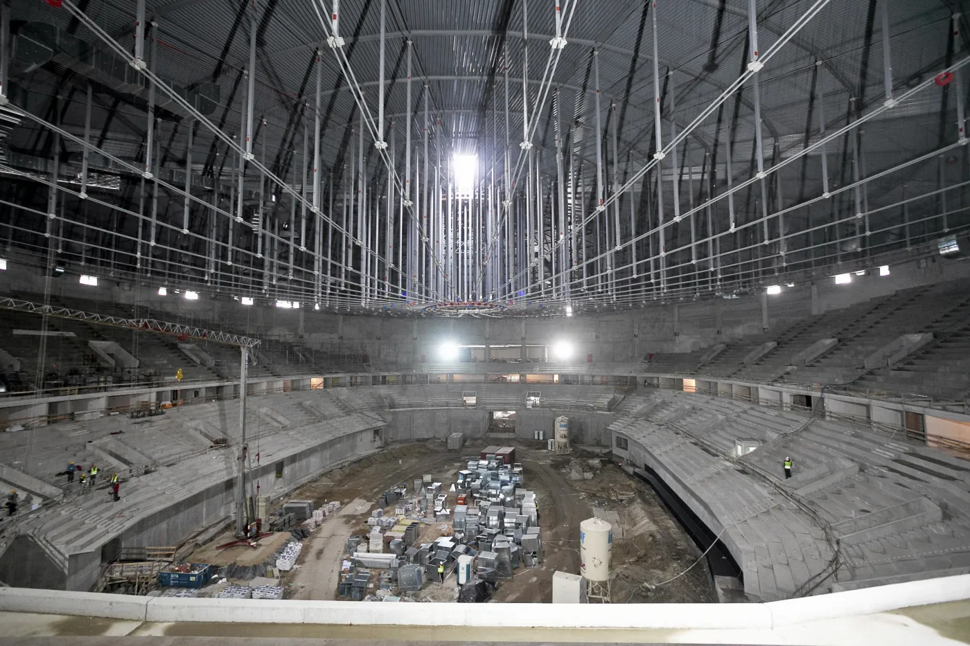 "Kraków Arena": zobacz zdjęcia z budowy największej hali sportowej w Polsce