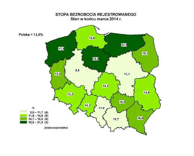 Bezrobocie w Polsce spada. GUS podał najnowsze dane