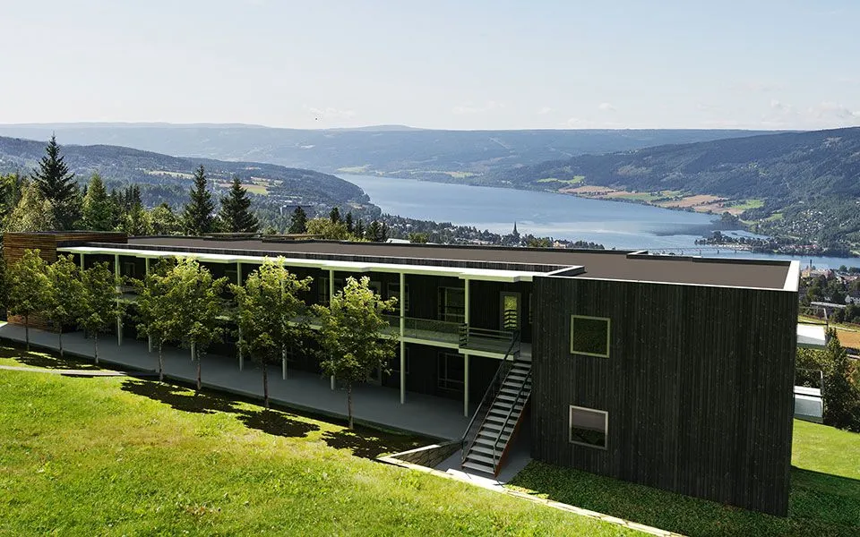 Osiedle Panorama II w Lillehammer w Norwegii