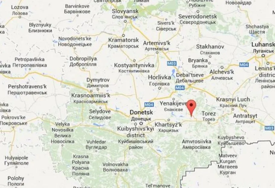 Miejsce, w którym miał się rozbić malezyjski samolot