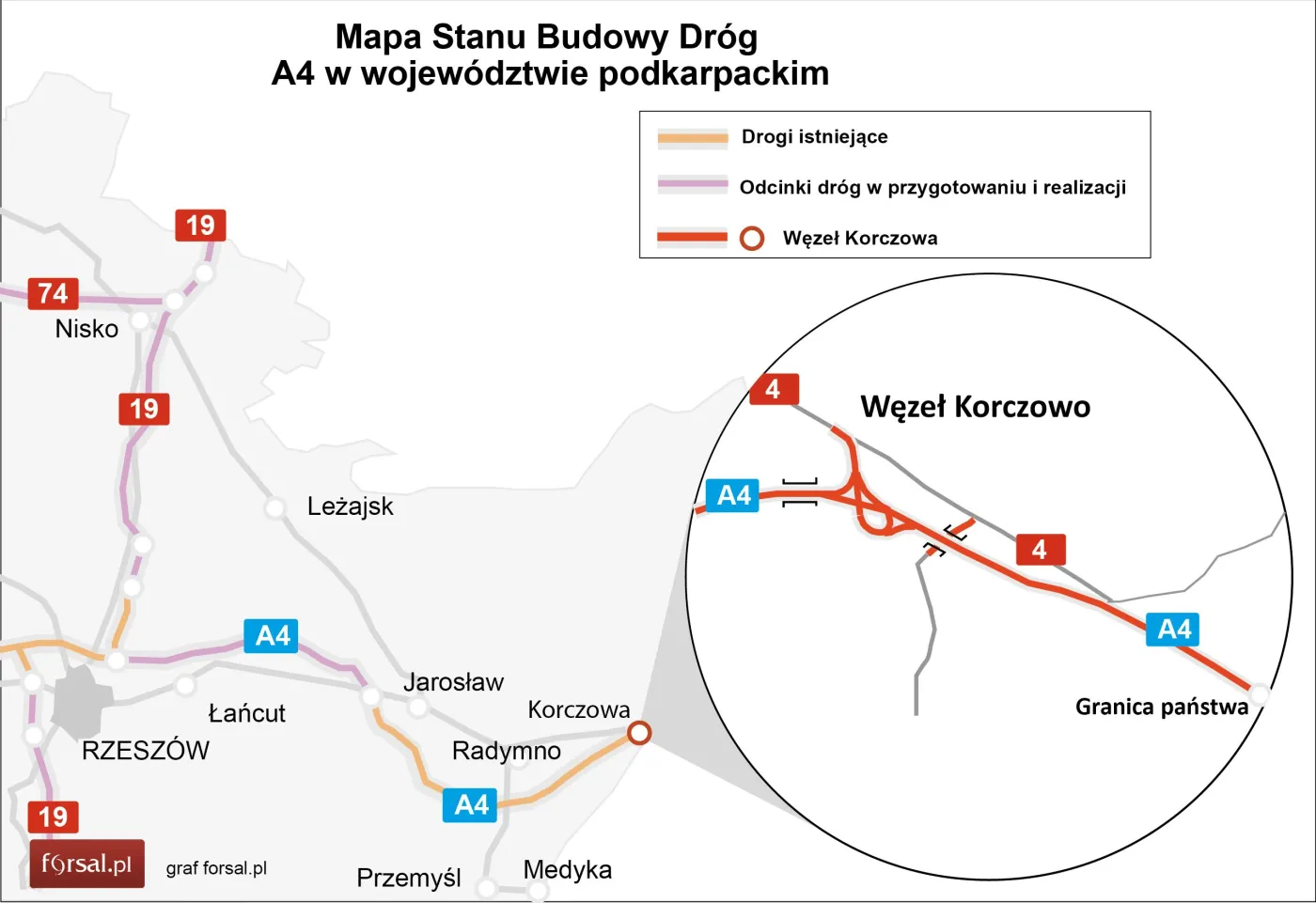 Autostrada A4: oddano do użytku nowy węzeł Korczowa [ZDJĘCIA]