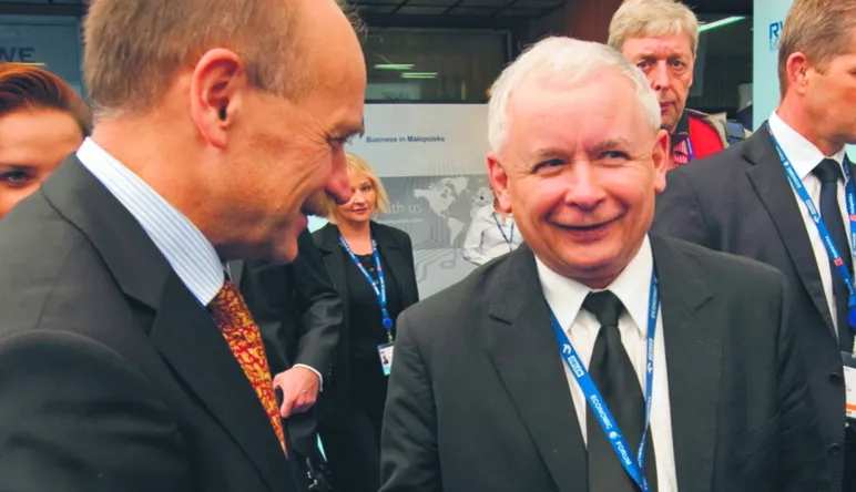 Zygmunt Berdychowski - mistrz politycznego slalomu Forum Ekonomicznego w Krynicy