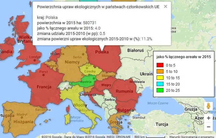 CETA wykończy unijne rolnictwo? Oto państwa, które najbardziej stawiają na ekologiczne uprawy