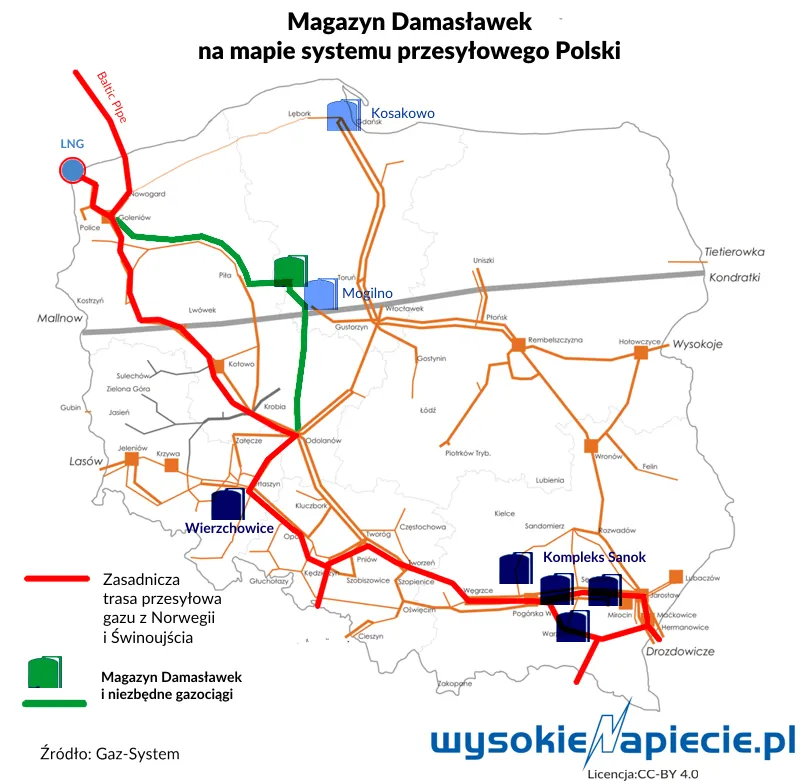 Trwają badania pod nowy polski magazyn gazu
