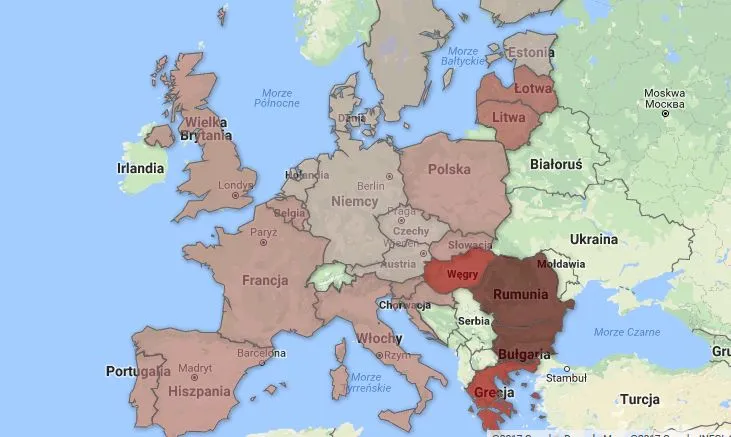75 mln Europejczyków nie może zaspokoić potrzeb materialnych. Gdzie jest najgorzej? [MAPA]