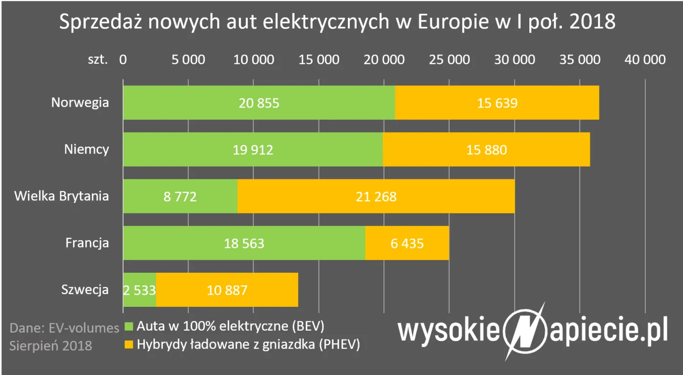 Po Europie jeździ już ponad milion aut elektrycznych