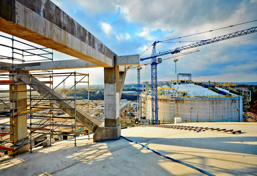 Terminal LNG, budowa - październik 2013; fot. materiał prasowy Polskie LNG SA