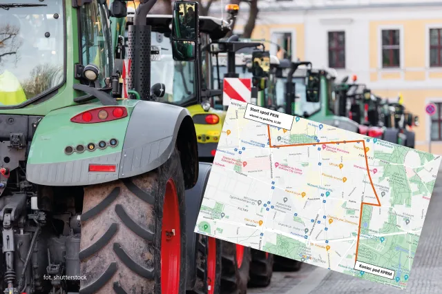 Marsz na Warszawę. Protest rolników sparaliżuje stolicę. Gdzie będą utrudnienia? [MAPA]