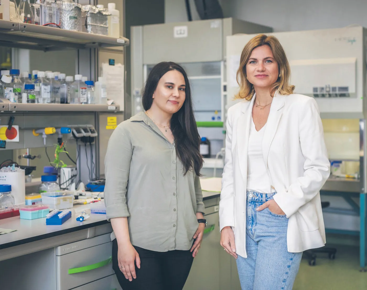 Doktorantka Marta Zimna i dr hab. Ewelina Król z Uniwersytetu Gdańskiego
