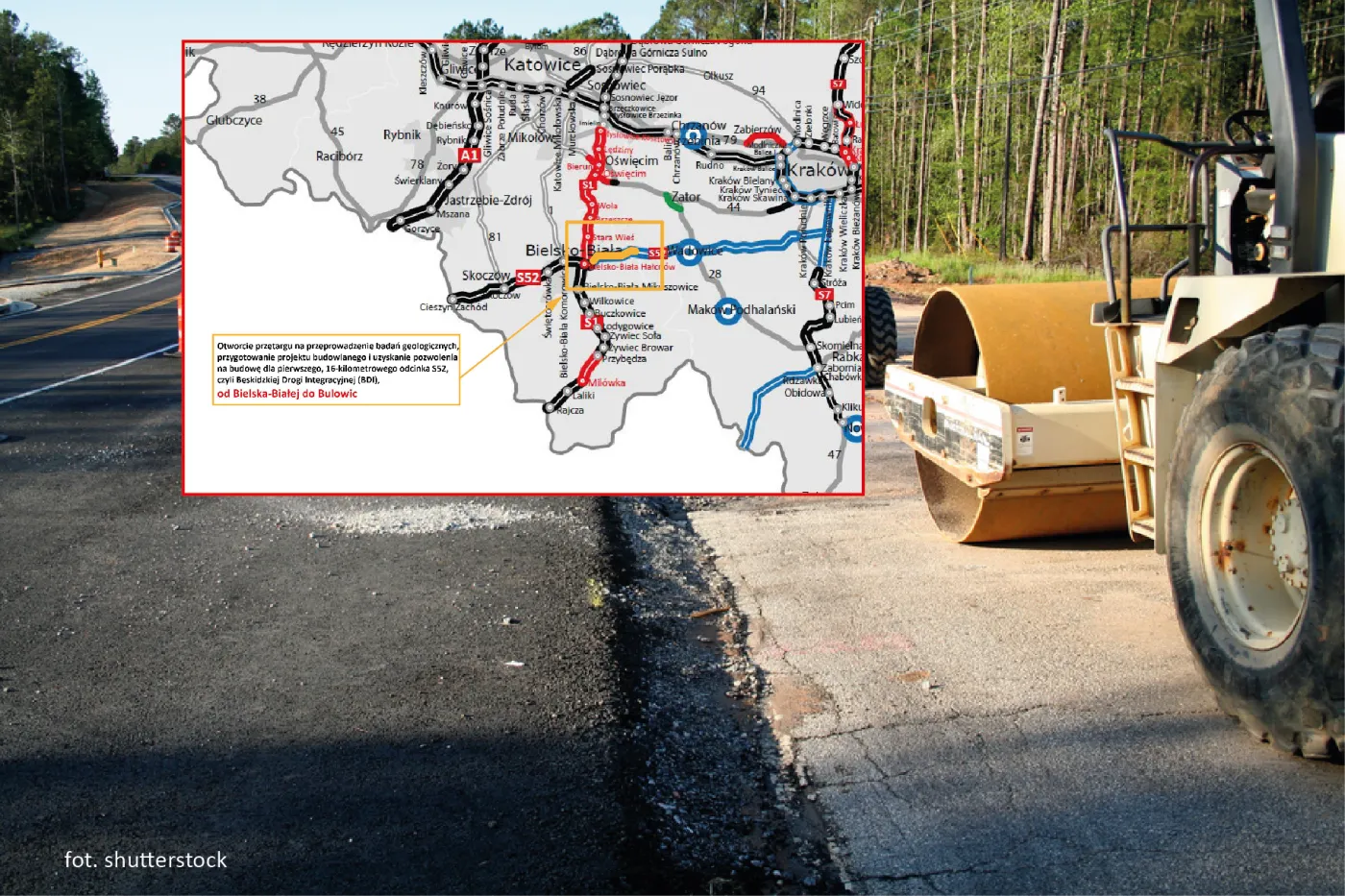 Powstaje ważna trasa z Krakowa w góry. Czeka na nią tysiące kierowców [MAPA]