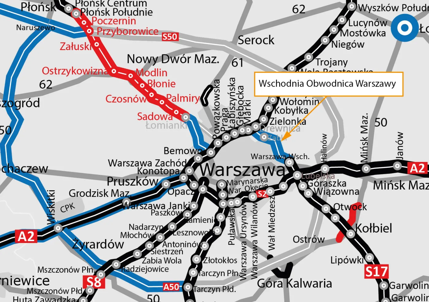 Wschodnia Obwodnica Warszawy. Zapadła ważna decyzja