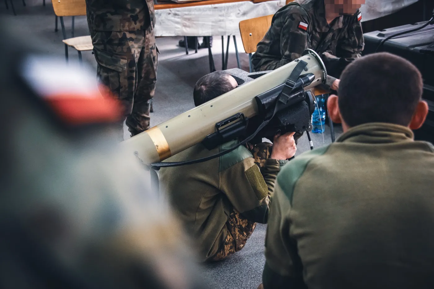 Polscy żołnierze szkolą ukraińskich.