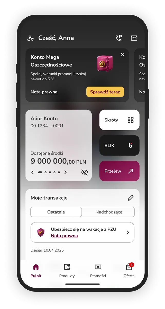 Alior Bank z nową aplikacją mobilną