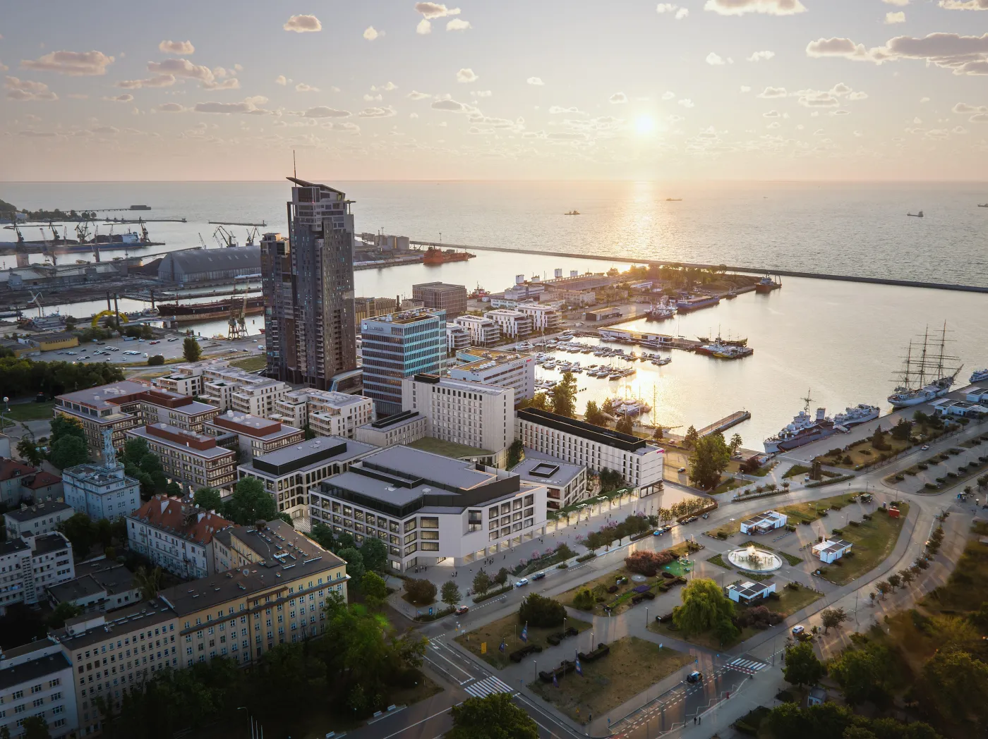Wizualizacja kompleksu Waterfront