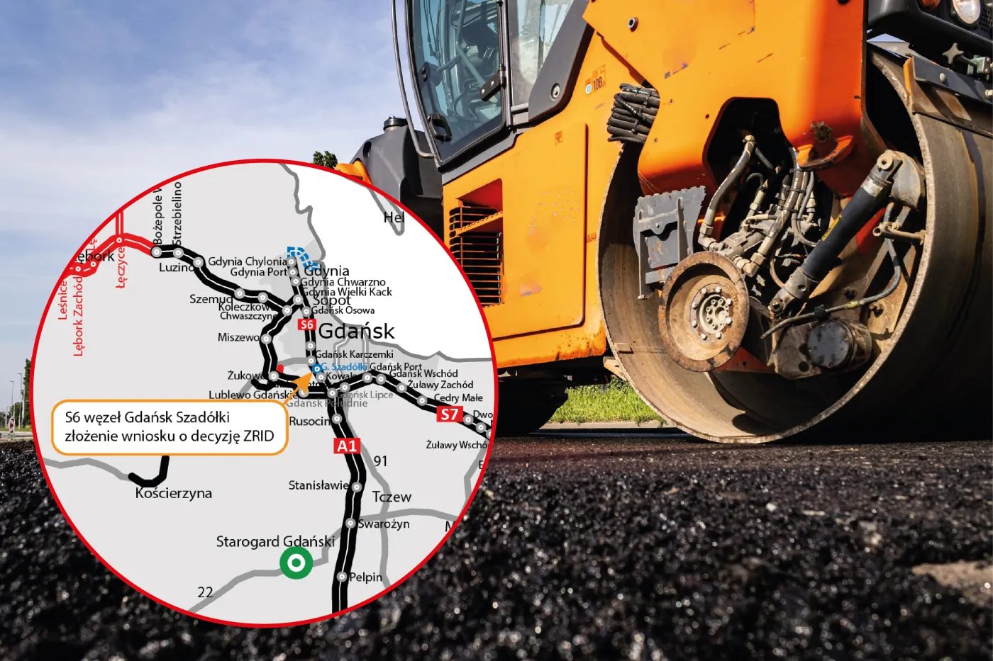 Dobra wiadomość dla mieszkańców Gdańska. Jeden z węzłów na obwodnicy będzie rozbudowany [MAPA]