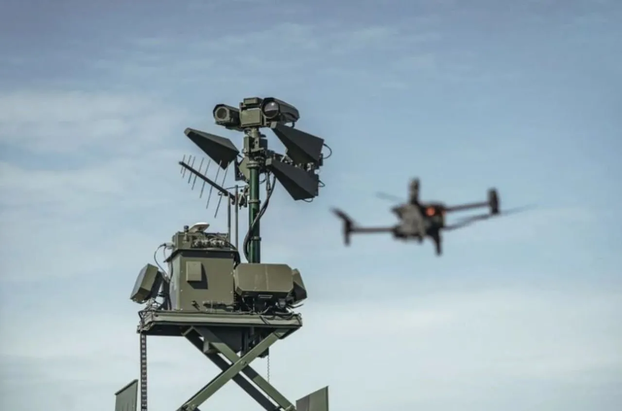 system detekcji dronów systemu SAN