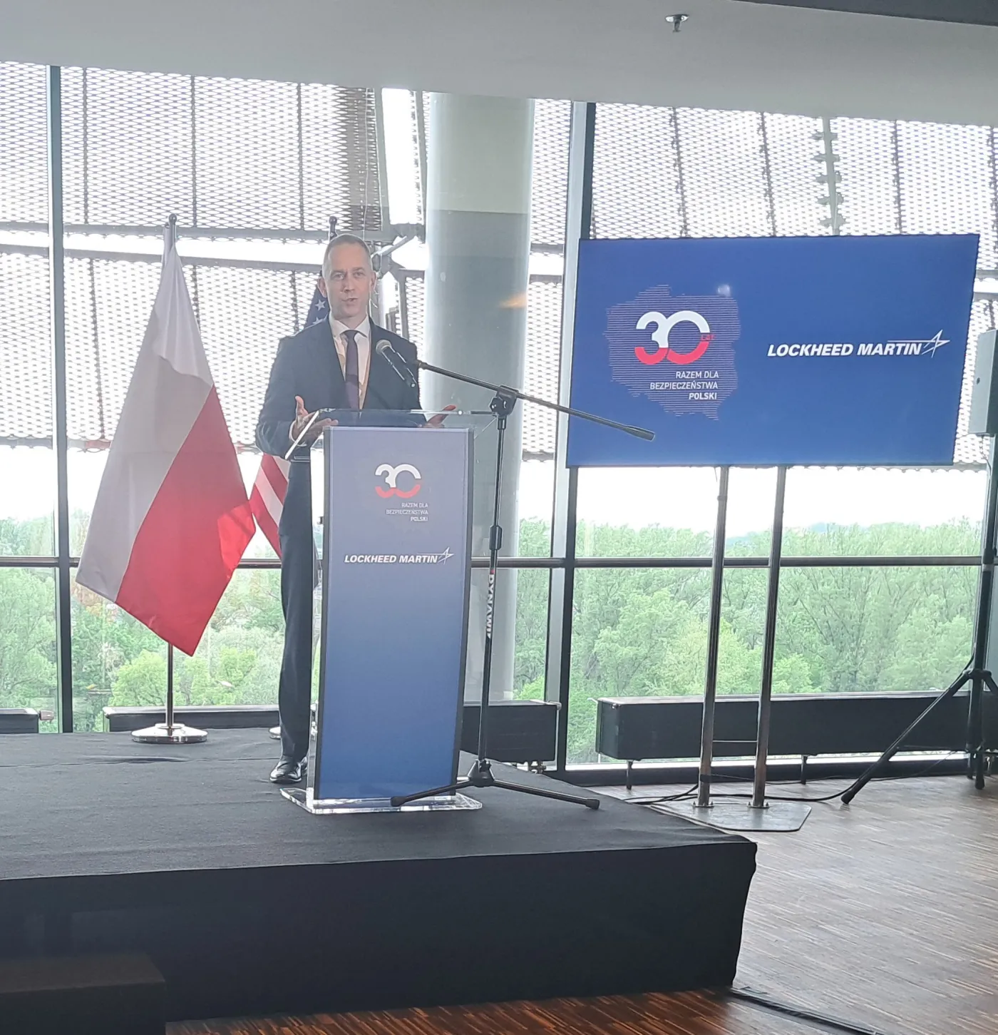 Cezary Tomczyk na uroczystości LM