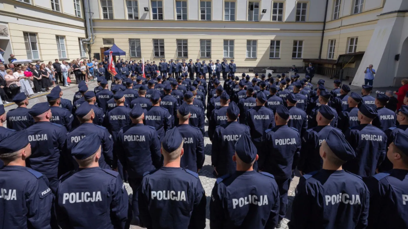 Ślubowanie policjantów w Warszawie