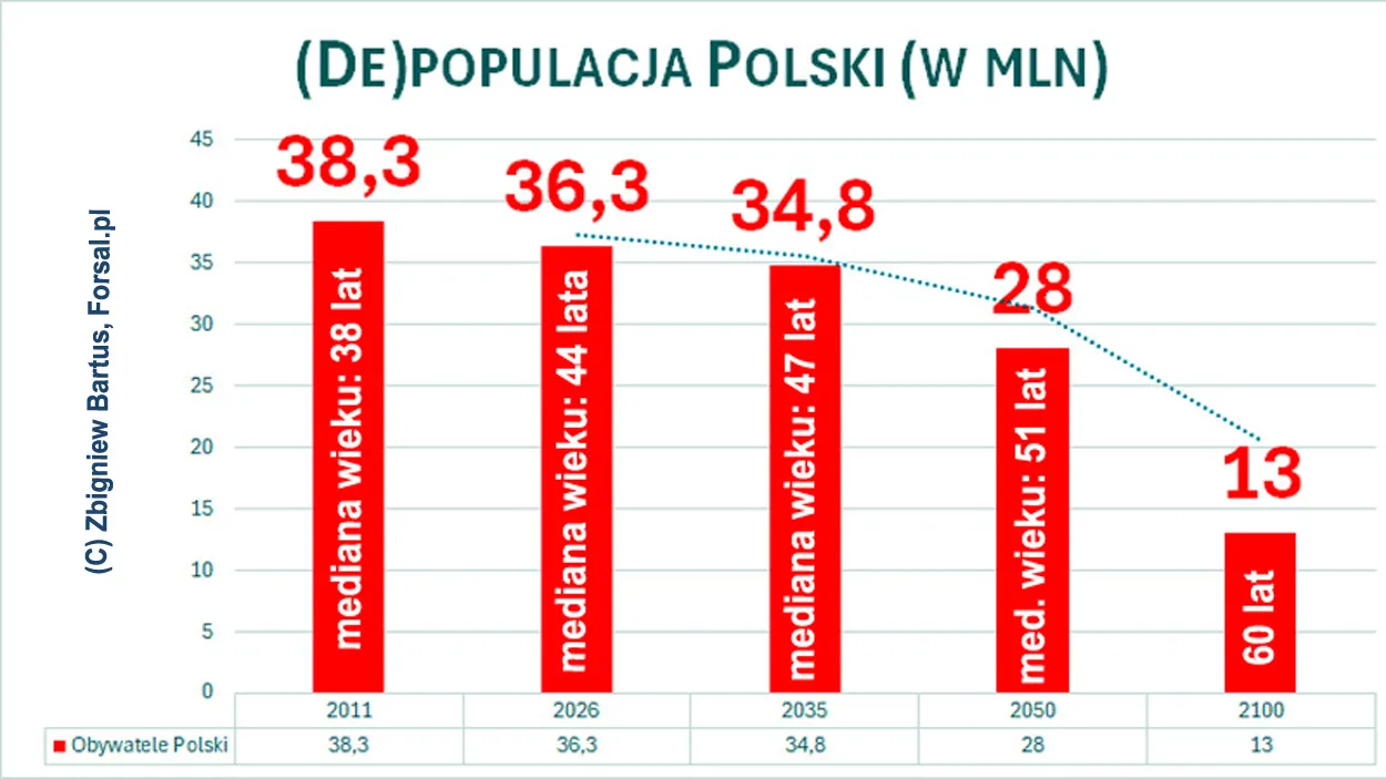 (De)populacja Polski: demografia rządzi. Są miasta, gdzie miesiącami nie rodzi się żadne dziecko. Forsal.pl policzył, co czeka nas dalej