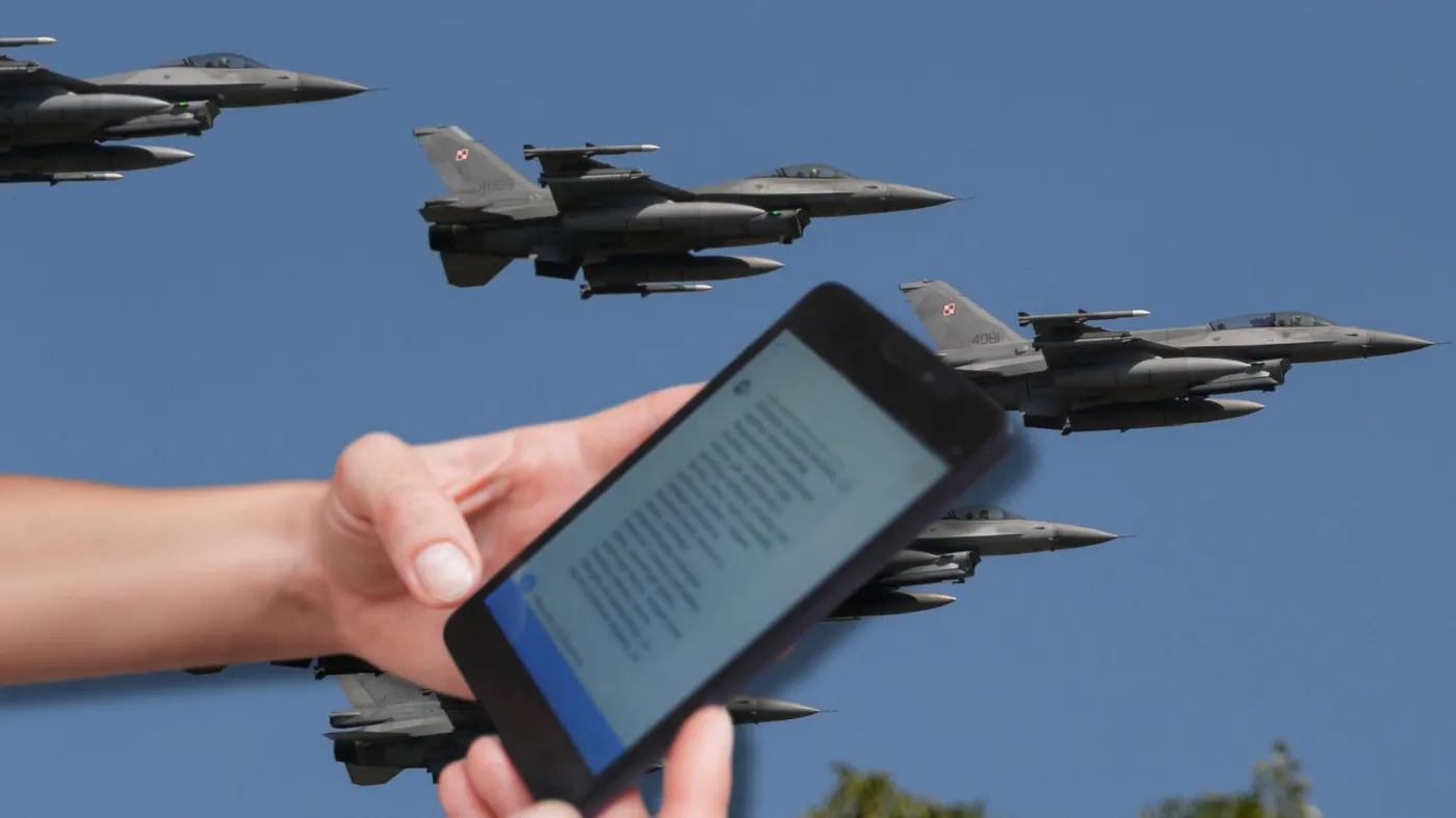 Poderwane F-16, a po chwili alert SMS. Rząd szykuje nowy system ostrzegania
