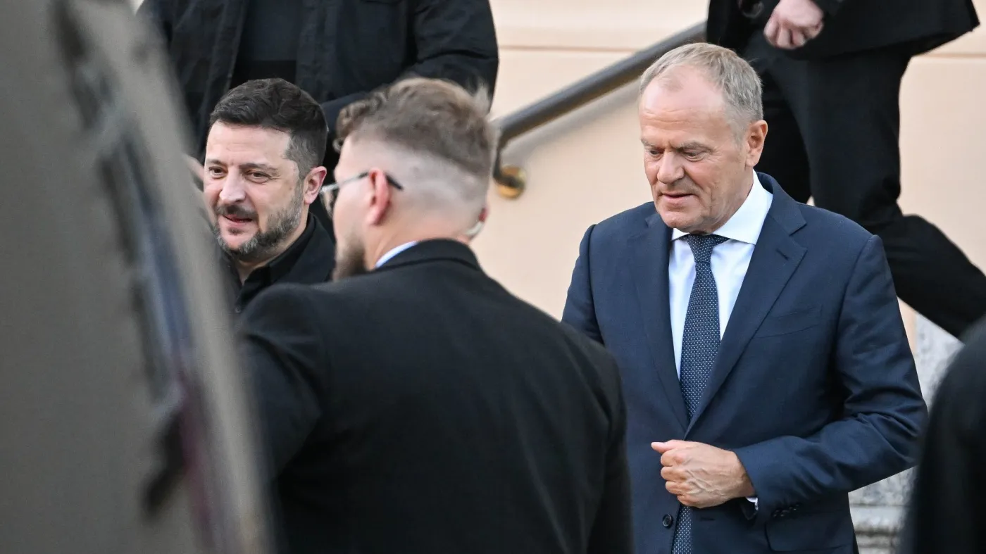 Donald Tusk, Wołodymyr Zełenski
