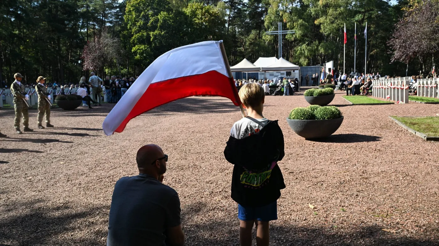uroczystości na Cmentarzu Wojskowym