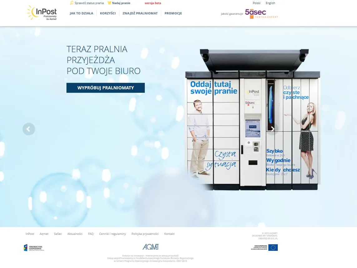 InPost testuje pralniomaty. Czy nowa usługa powtórzy sukces paczkomatów?