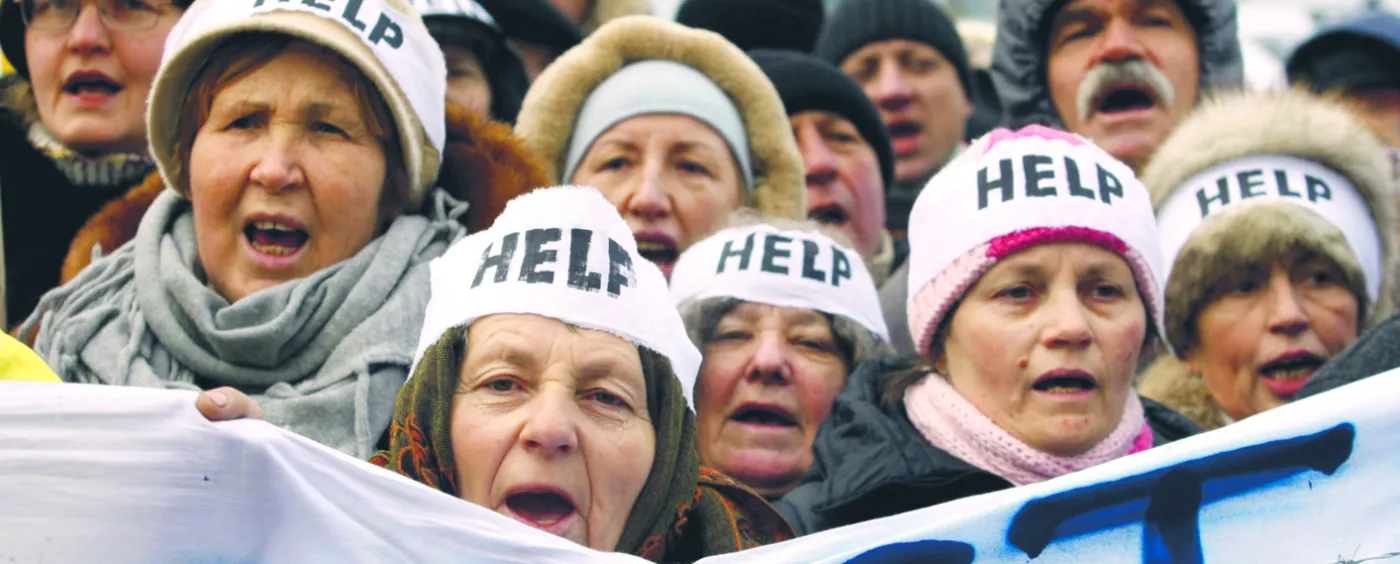 Ukraina miota się między żądaniami UE i Rosji